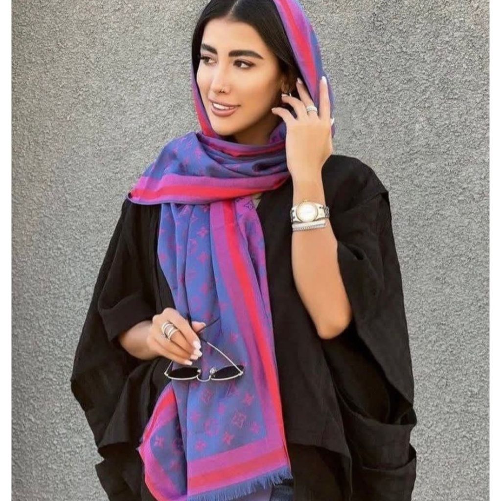 قیمت ارزان شال نخ کشمیر لویی ویتون وارداتی