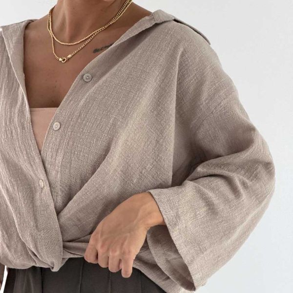 شومیز کنفی جلو گره کد 220672