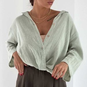 خرید آنلاین شومیز کنفی جلو گره کد 220672