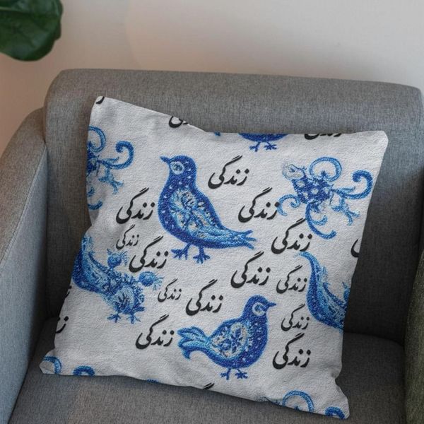 پارچه مخمل پارچه باما طرح  بهاری کد 5015779