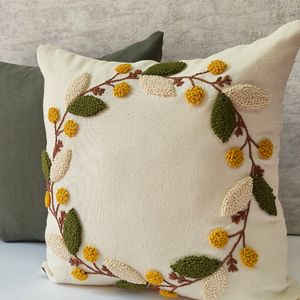 قیمت ارزان کاور کوسن حلقه گل