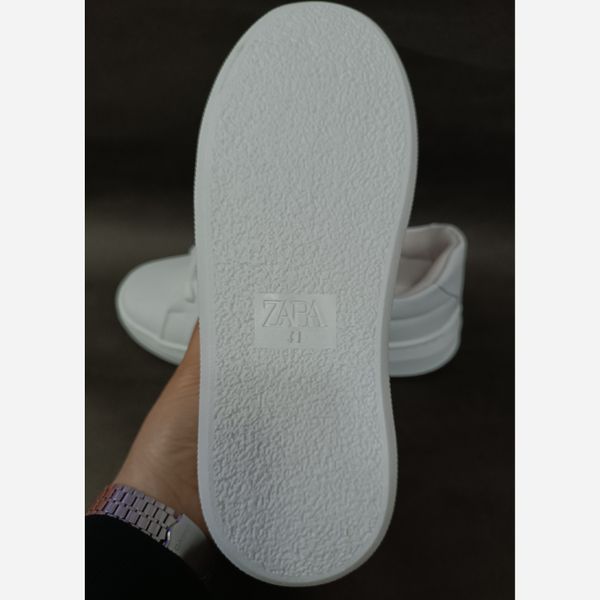 کتونی مردانه ونس تمام سفید زارا