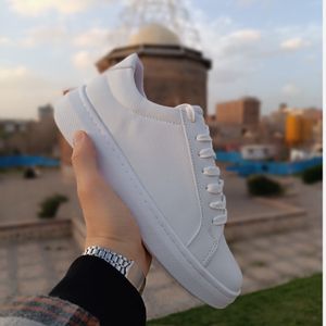 کتونی مردانه ونس تمام سفید زارا