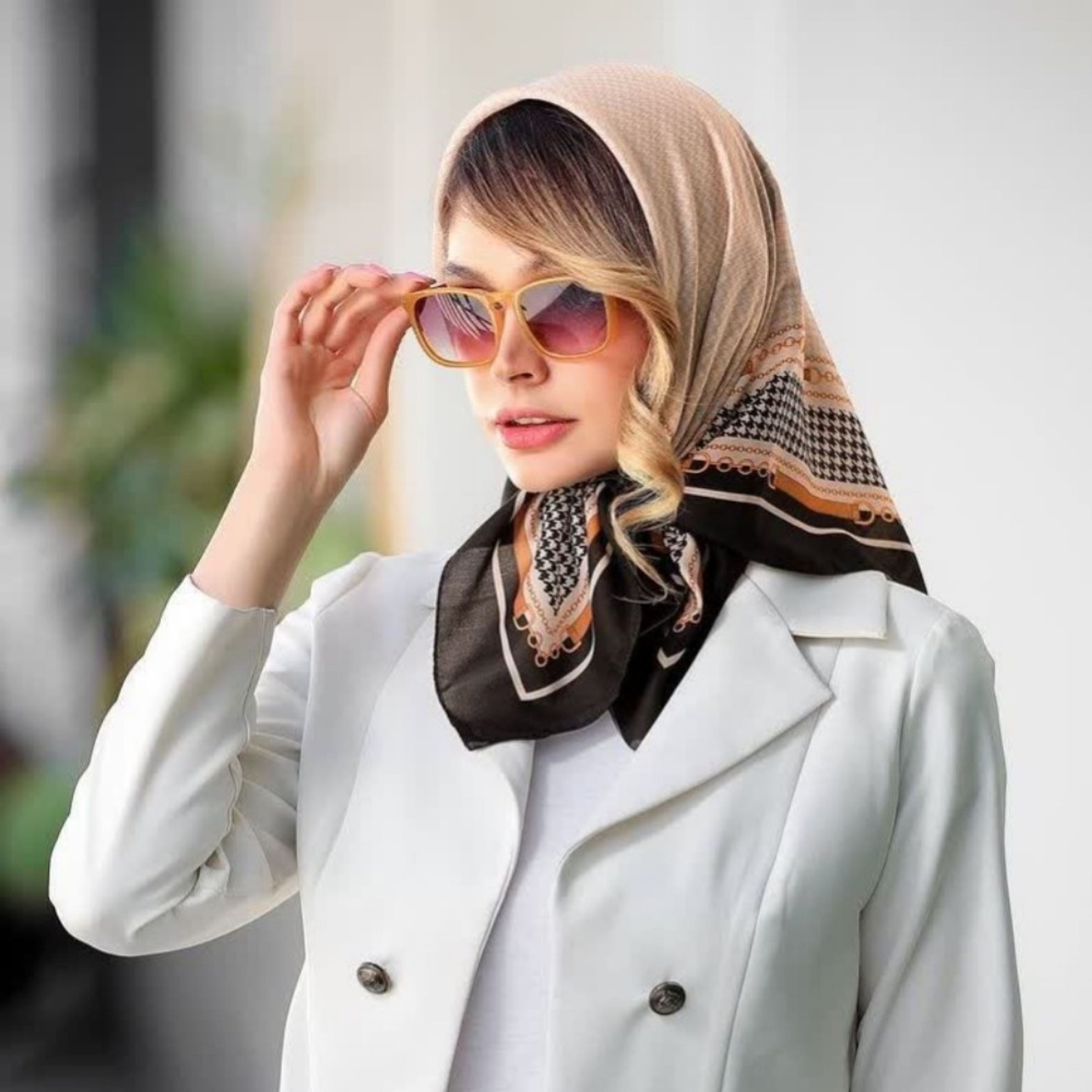قیمت ارزان مینی اسکارف کد 1274