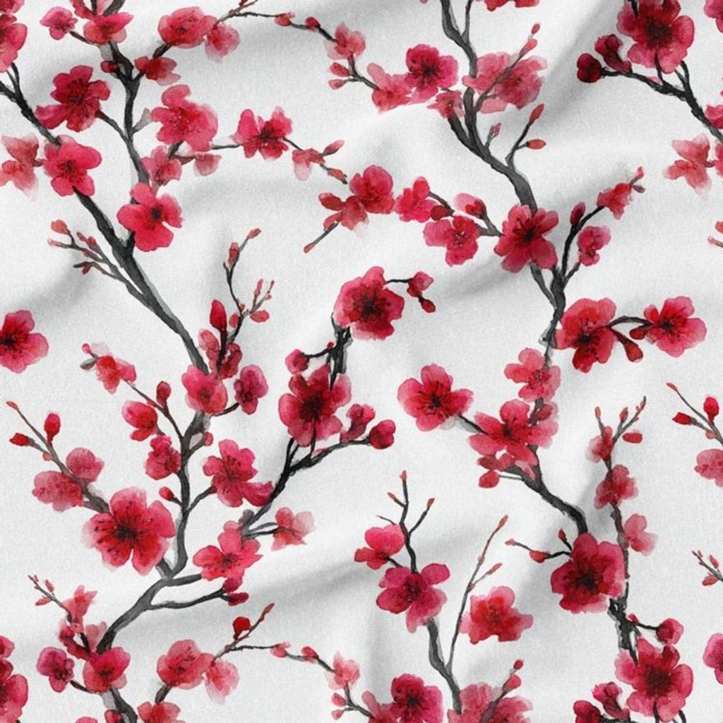 مشخصات پارچه مخمل پارچه باما طرح  بهاری کد 5015886
