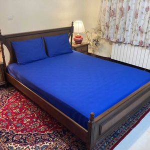 سرویس ملحفه آدلانته مدل کشدار ساده دونفره عرض160 2 نفره3 تکه