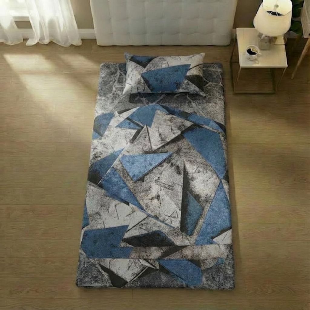 خرید آنلاین ملحفه تشک مهمان مدل دیاموند یک نفره سایز 195x95 سانتیمتر