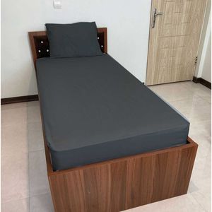 خرید اینترنتی قیمت سرویس ملحفه مدل کشدار تک رنگ 1 نفره 2 تکه