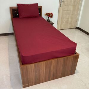 خرید اینترنتی قیمت سرویس روتختی مدل کشدار ساده تک رنگ 1 نفره 2 تکه