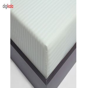 خرید اینترنتی قیمت ملحفه ساتن پنبه ترک آدلانته طرح هتلی سایز 180 همراه با روبالشی