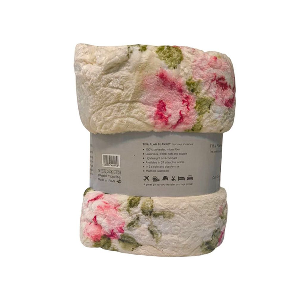 خرید اینترنتی قیمت پتو مسافرتی تکنفره تیسا مدل لایف سایز 150x200 سانتی متر