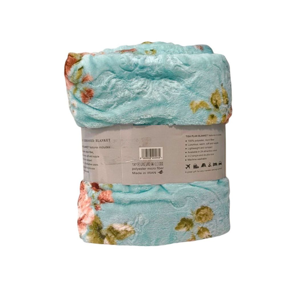 خرید اینترنتی قیمت پتو مسافرتی تکنفره تیسا مدل لایف سایز 150x200 سانتی متر