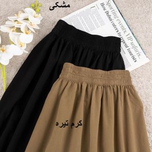 مشخصات دامن ساده لینن ( قد 88 ) p