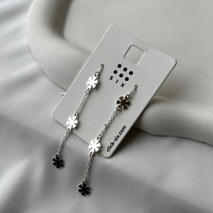 گوشواره بخیه ای طرح گل