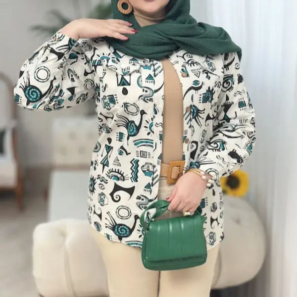 شومیز مانتویی بهاره دایموند