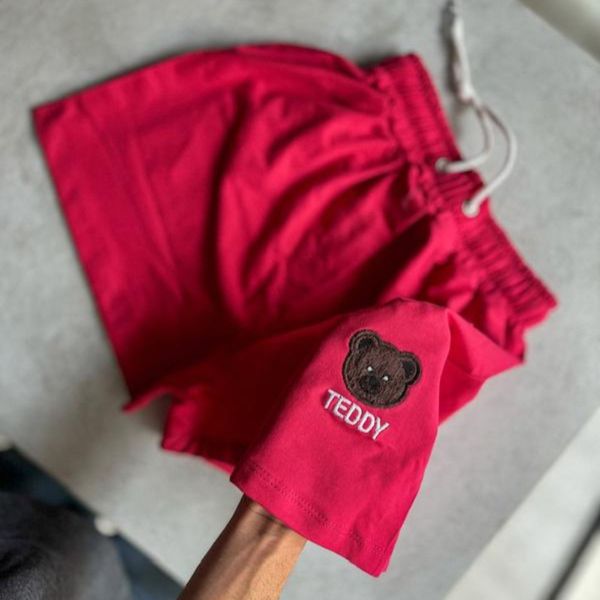 شورتک زنانه گلدوزی تدی TEDDY