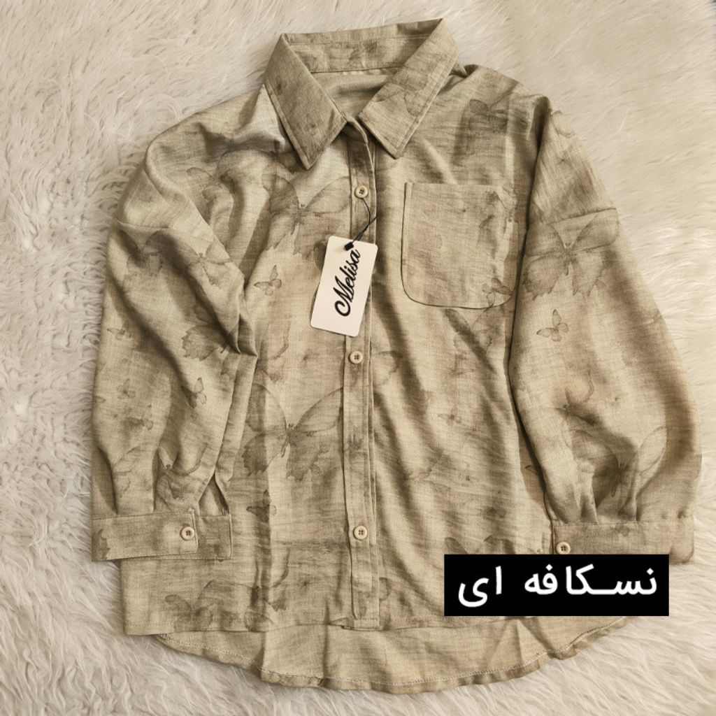 خرید آنلاین شومیز ترند ملیسا طرح پروانه