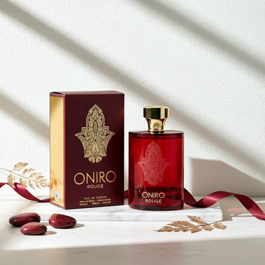 مشخصات عطر ادکلن زنانه مردانه اونیرو رژ فراگرنس ورد - گرم و شیرین - 100 میل