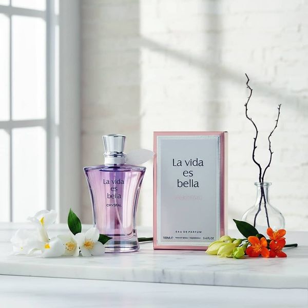 عطر ادکلن زنانه لانکوم لا ویه است بله سولیل کریستال فراگرنس ورد