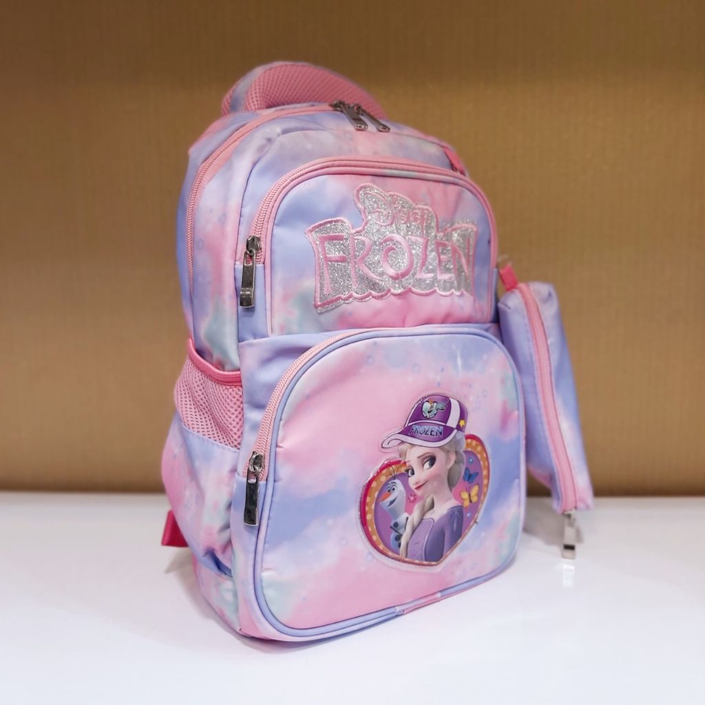قیمت ارزان کوله پشتی دخترانه طرح Frozen