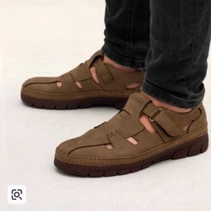 صندل تابستانه مردانه پاخور بی نظیر رنگ سدری