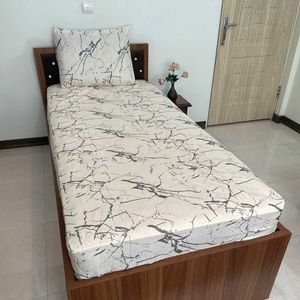 سرویس ملحفه مدل کشدار نفره طرح مارول  1.5 نفره 2 تکه