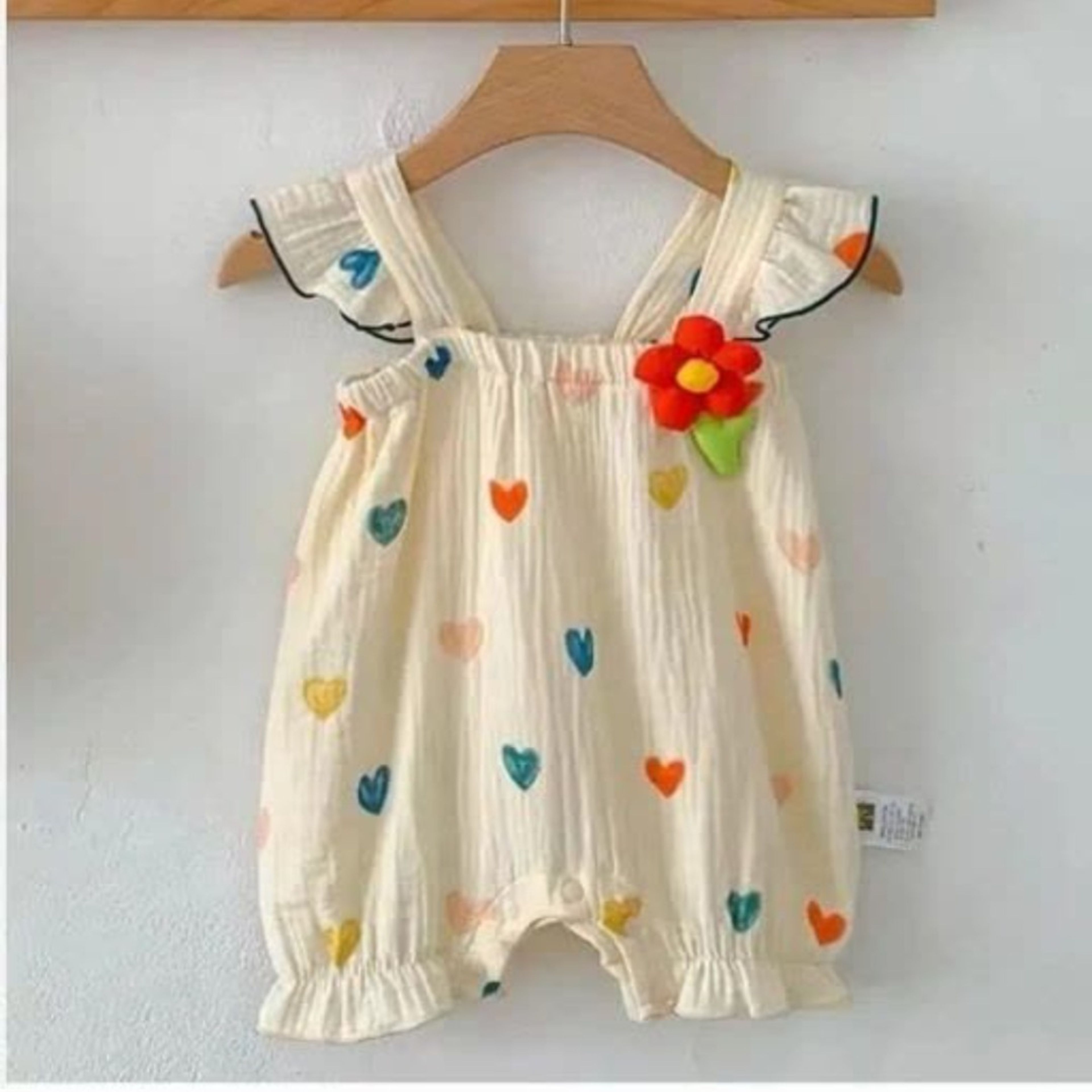 فروش اینترنتی رامپر نوزادی قلبی flower