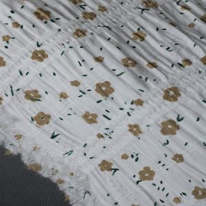 خرید اینترنتی قیمت پارچه لینن گل گچی 1269