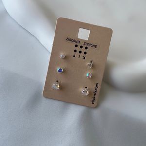 پک گوشواره با نگین زیرکنیا اصل