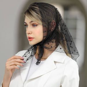 مینی اسکارف توری قواره 75 زنانه