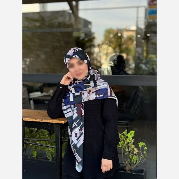 روسری نخی قواره 140 سی تو کد 9
