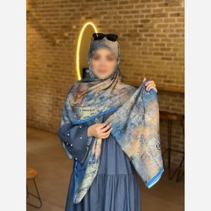 خرید اینترنتی قیمت روسری نخی قواره 140 سی تو کد 2