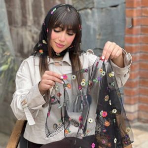 مینی اسکارف تور حاشیه دانتل بابونه 🎀