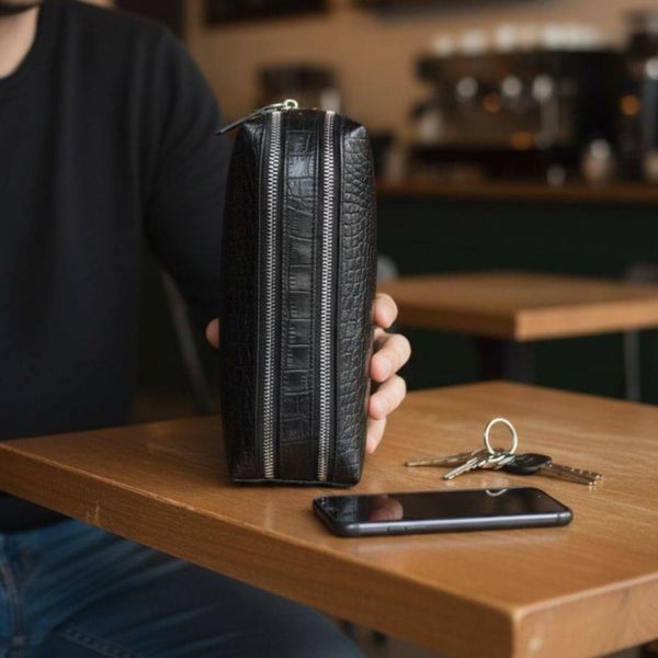 کیف دستی چرم طبیعی گاوی