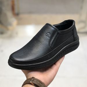 کفش چرم طبی مردانه مدل گالاس مشکی