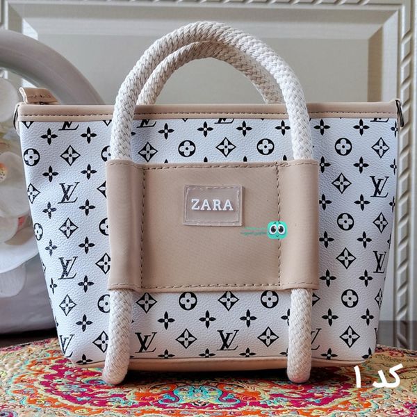 کیف دسته کنفی زنانه زارا