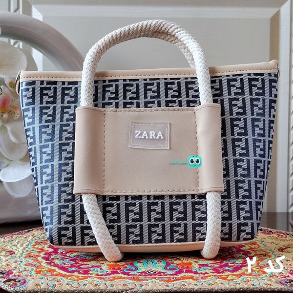 کیف دسته کنفی زنانه زارا
