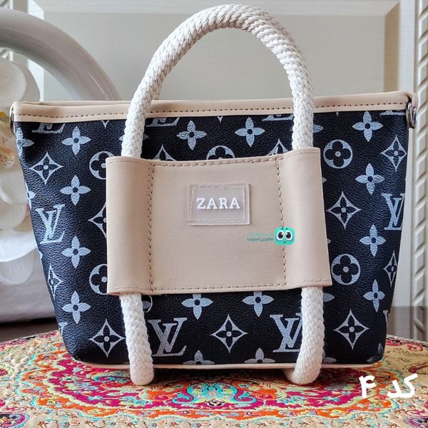 کیف دسته کنفی زنانه زارا