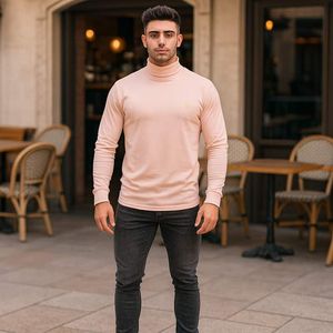 خرید آنلاین یقه اسکی مردانه کرم مدل POLO