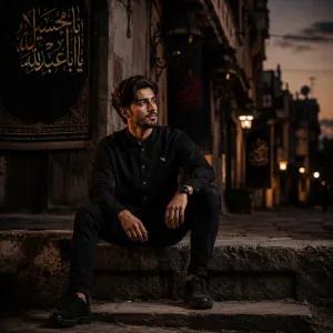خرید اینترنتی قیمت پیراهن مردانه مشکی مدل VQ