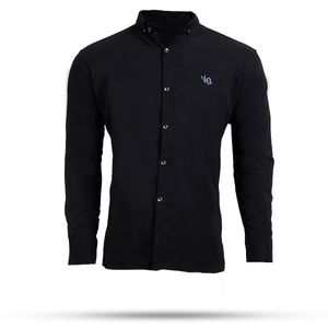 خرید اینترنتی قیمت پیراهن مردانه مشکی مدل VQ