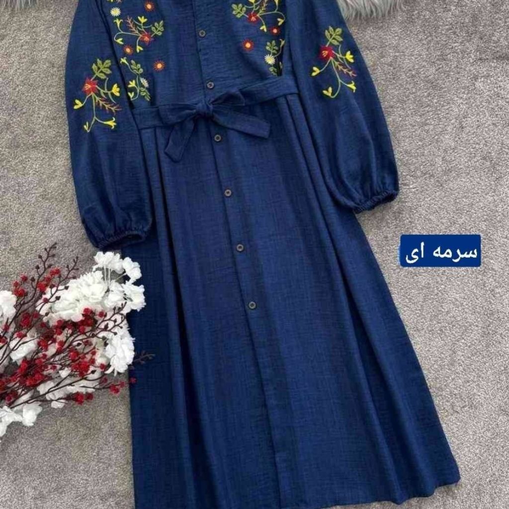 مشخصات مانتو گلدوزی باران