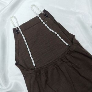 خرید اینترنتی قیمت کراپ تاپ نگینی بند مرواریدی 