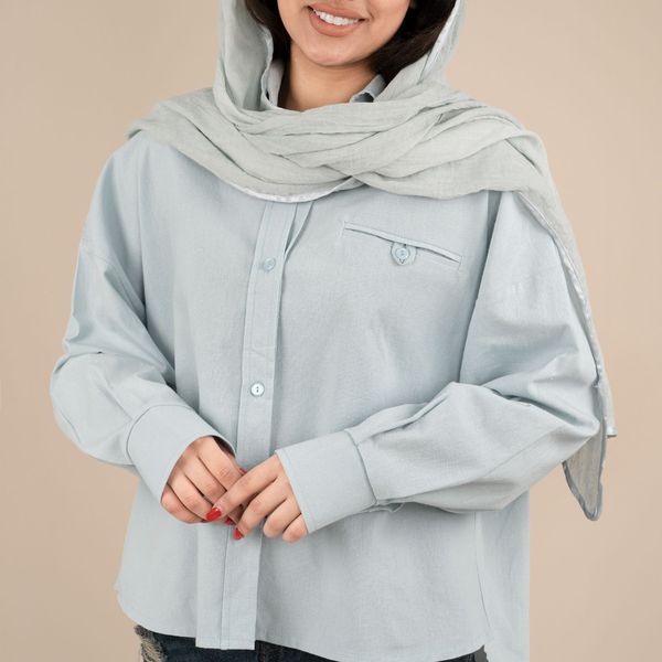 شومیز لینن مارینا