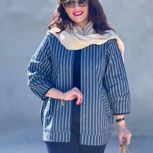 مانتو لینن کتان لاین