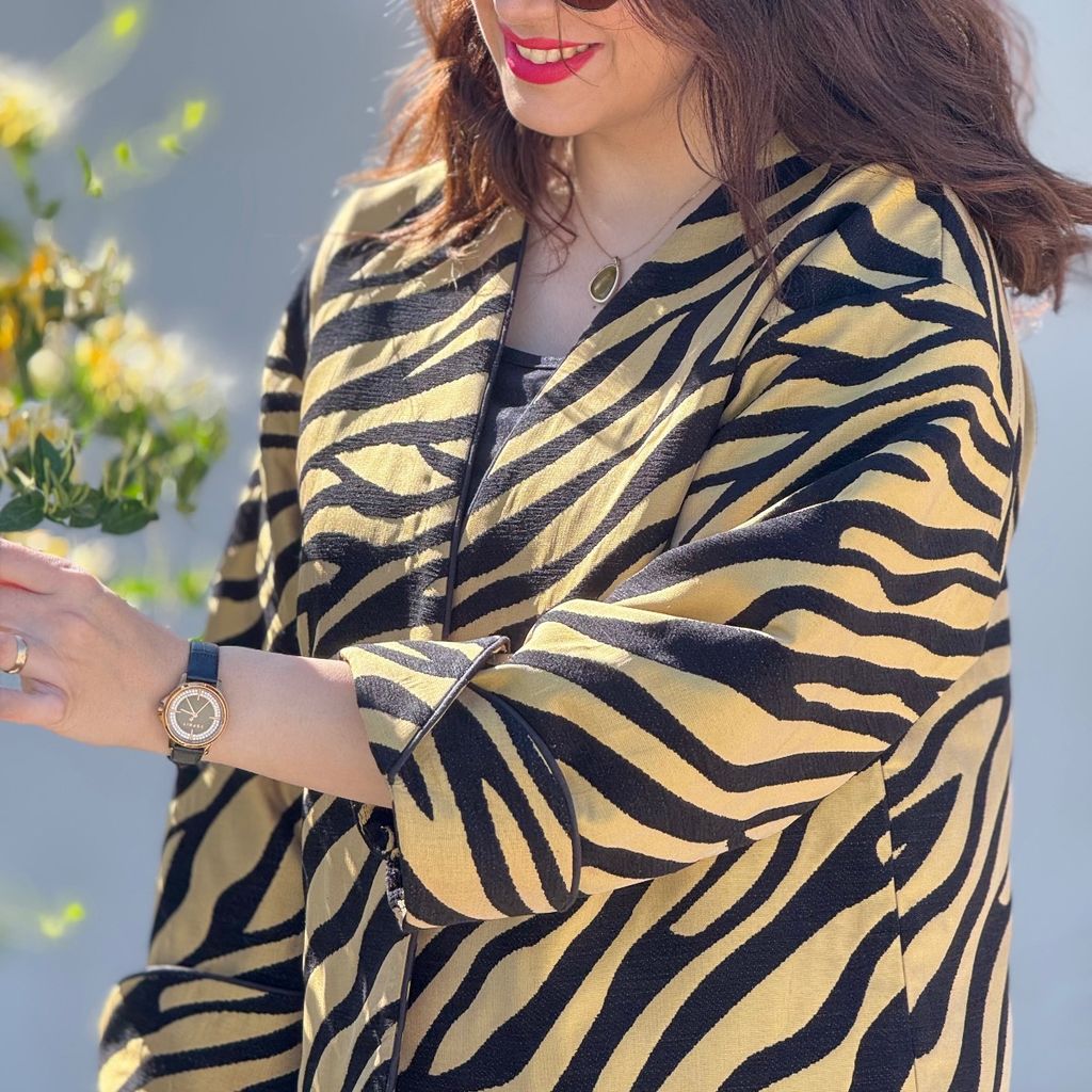 مشخصات کت کتان زبرا