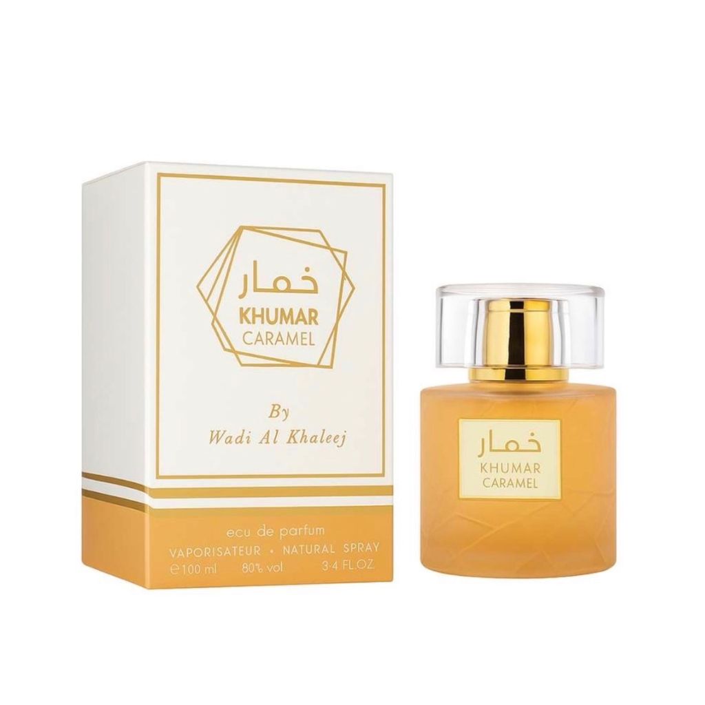 قیمت عطر ادکلن خمار مدل کارامل الخلیج مشابه کارامل حجم 100 میل بدونه سلفون