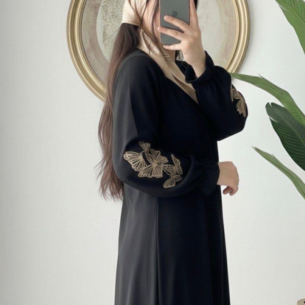 خرید اینترنتی عبا الیزه پروانه