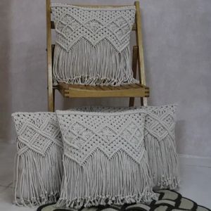 کاور کوسن مکرومه طرح ترنج