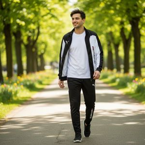 خرید اینترنتی قیمت ست سوییشرت شلوار مردانه مشکی مدل MotorSportکفش ورزشی مردانه نایکی مدل Zoom